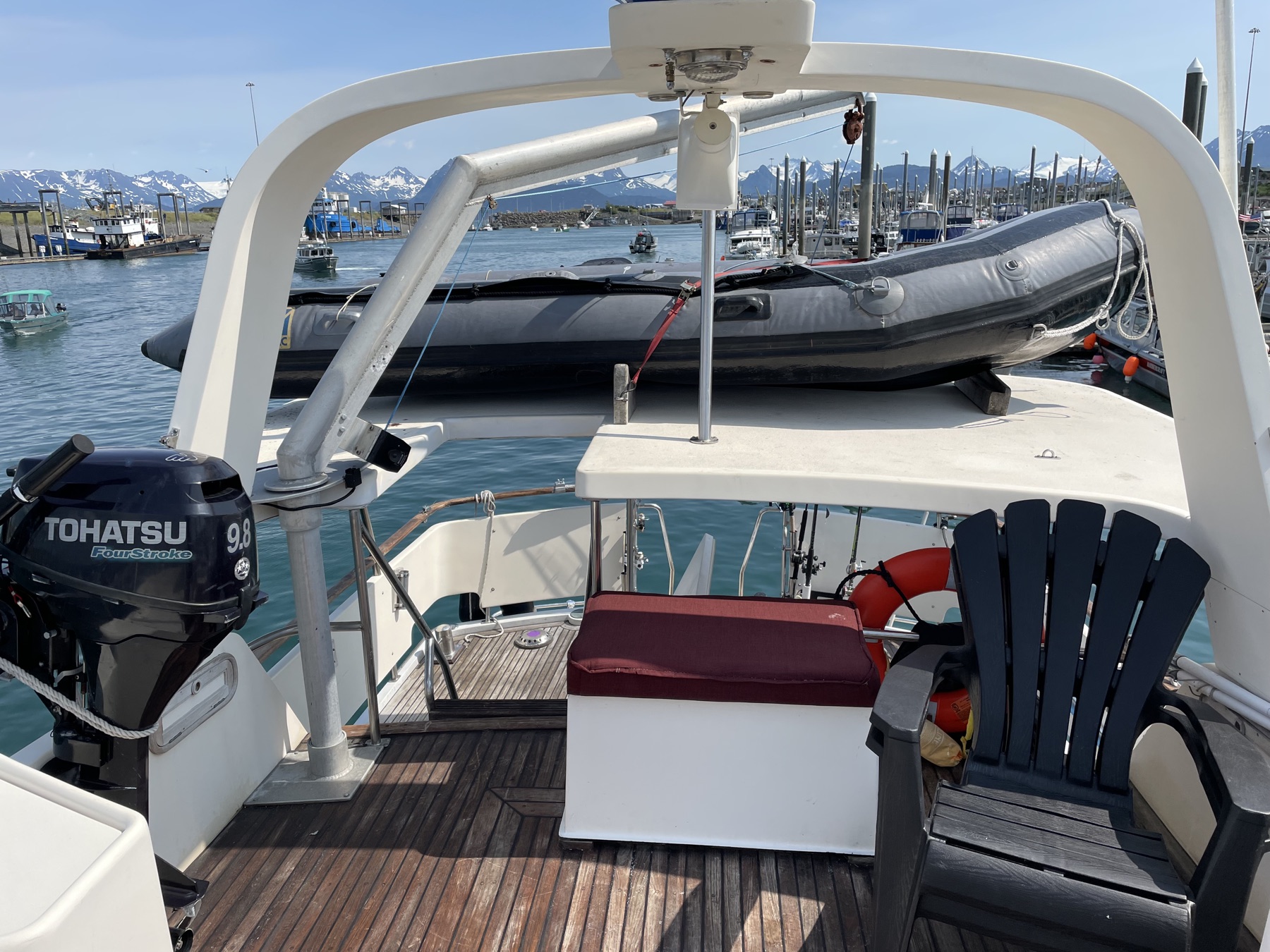 Aft deck